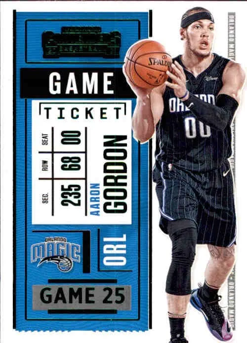 Aaron Gordon, Green Foil, 2020-21 Panini Contenders Basketball NBA