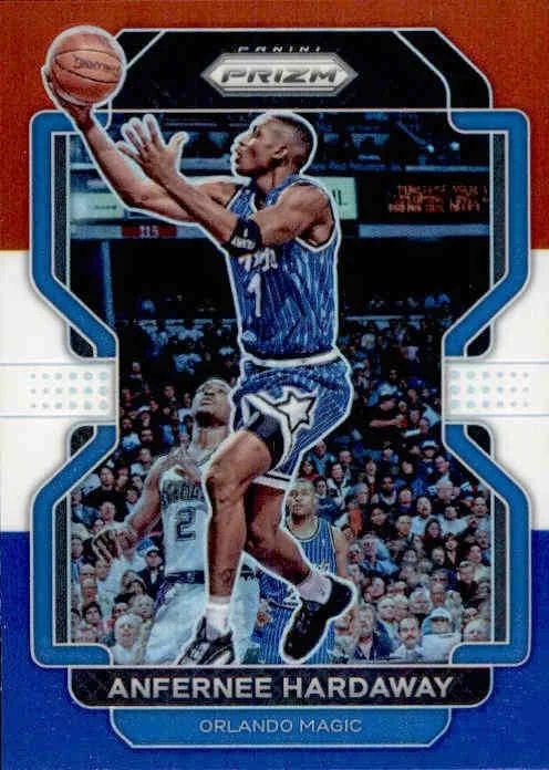 Anfernee Hardaway, Red White Blue Prizm, 2021-22 Panini Prizm Basketball NBA