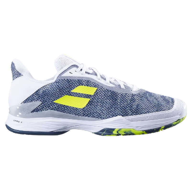 Babolat Men's Jet Tere Tennis Shoes White Dark Blue