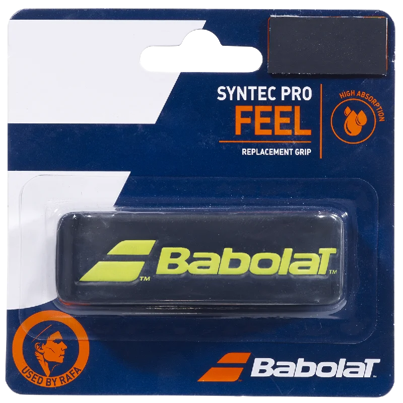 Babolat Syntec Pro Feel Replacement Grip - Black Yellow