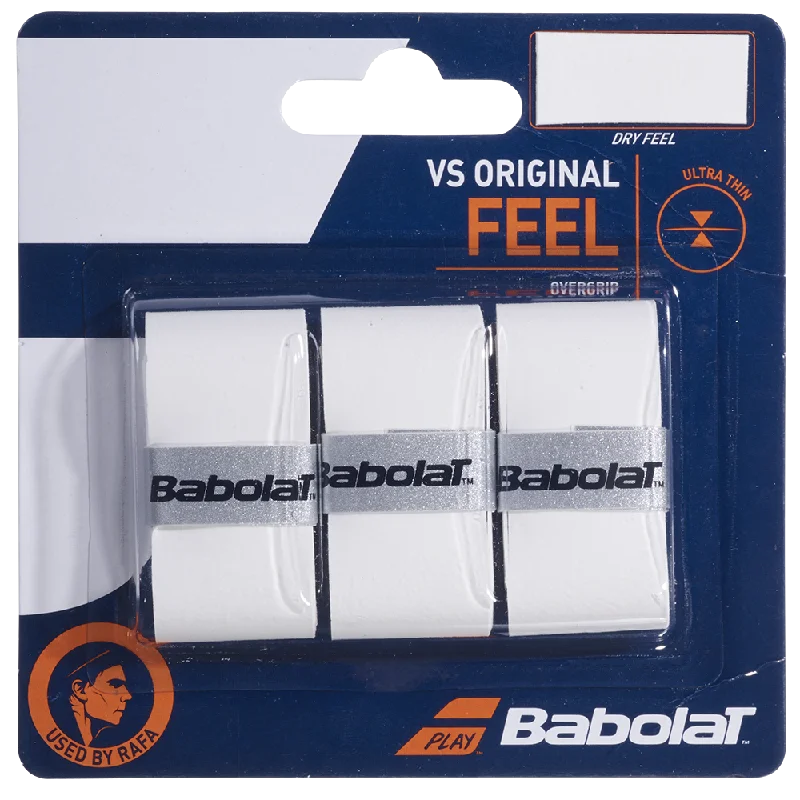 Babolat VS Original Feel Grip 3 Pack - White