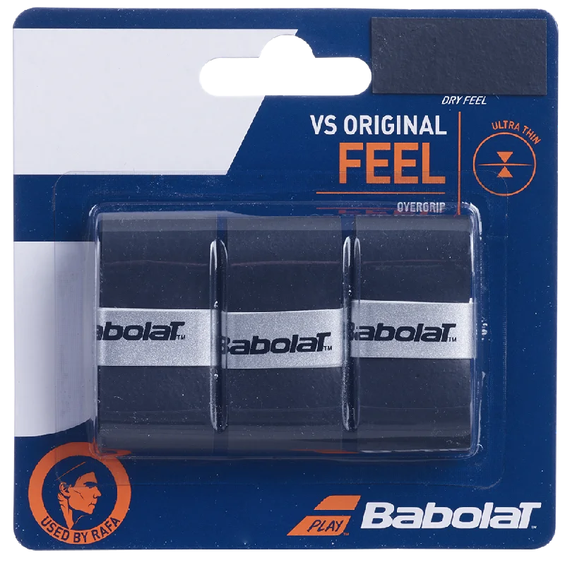 Babolat VS Original Feel Grip 3 Pack - Black