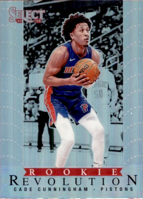 Cade Cunningham, Rookie Revolution, Silver Prizm, 2021-22 Panini Select Basketball NBA