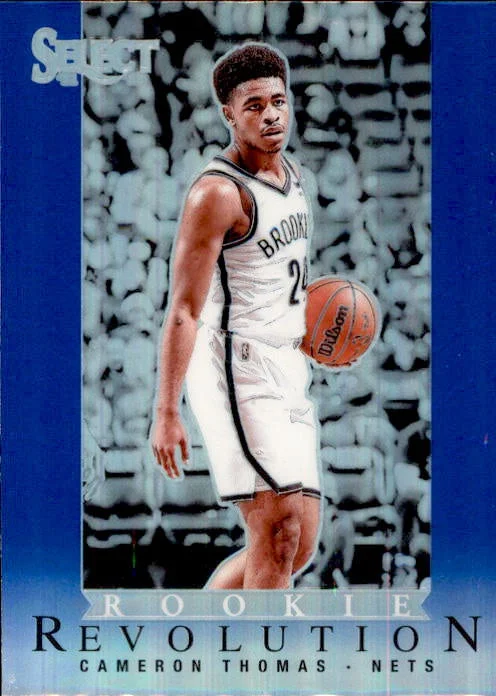 Cameron Thomas, Rookie Revolution, Blue Prizm, 2021-22 Panini Select Basketball NBA