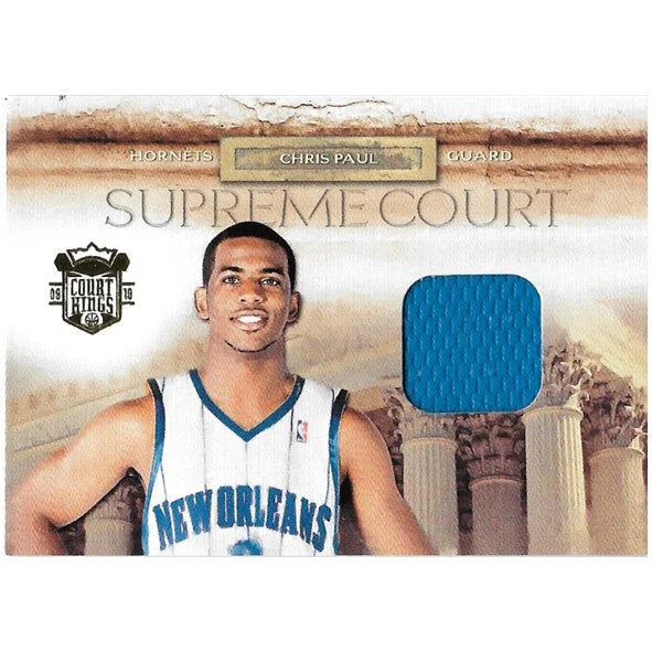 Chris Paul, #18, Supreme Court GU JSY, 2009-10 Panini Court Kings Basketball NBA