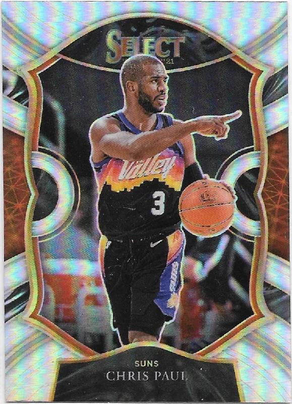 Chris Paul, Concourse Silver Prizm, 2020-21 Panini Select Basketball NBA