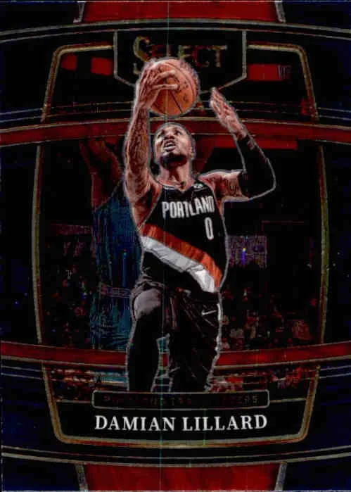 Damian Lillard, Concourse, 2021-22 Panini Select Basketball NBA