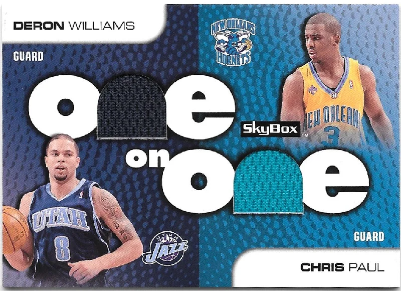 Deron Williams, Chris Paul, One on One, 2008-09 Skybox Basketball NBA