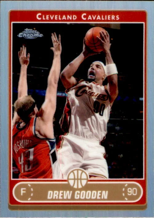 Drew Gooden, Refractor, 2006-07 Topps Chrome Basketball NBA