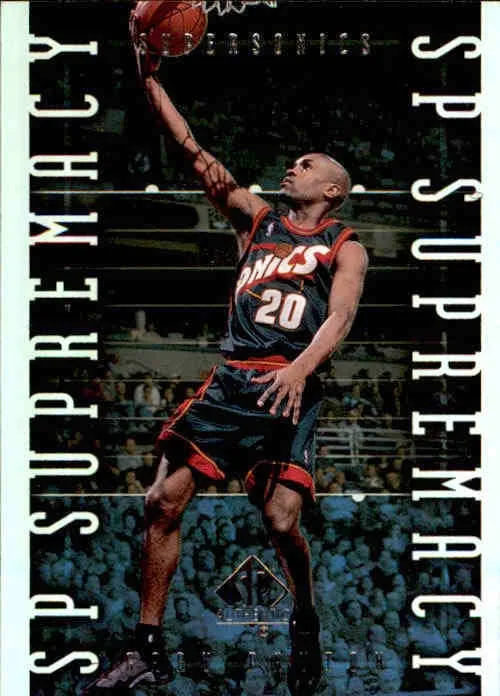 Gary Payton, SP Supremacy, 1999-00 UD SP Authentic Basketball NBA