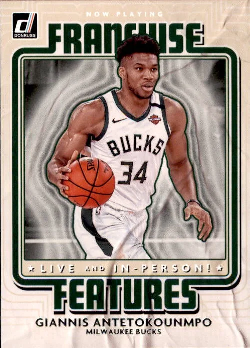 Giannis Antetokounmpo, Franchise Features, 2020-21 Panini Donruss Basketball NBA