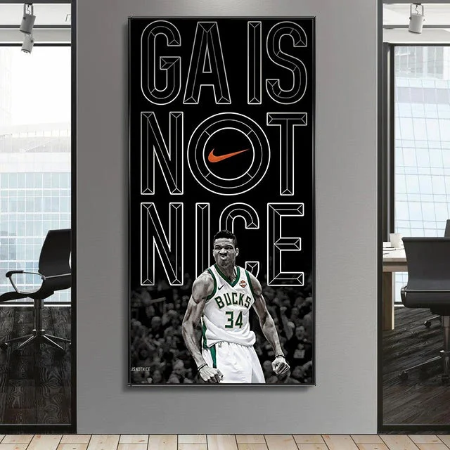 Giannis Antetokounmpo Wall Art