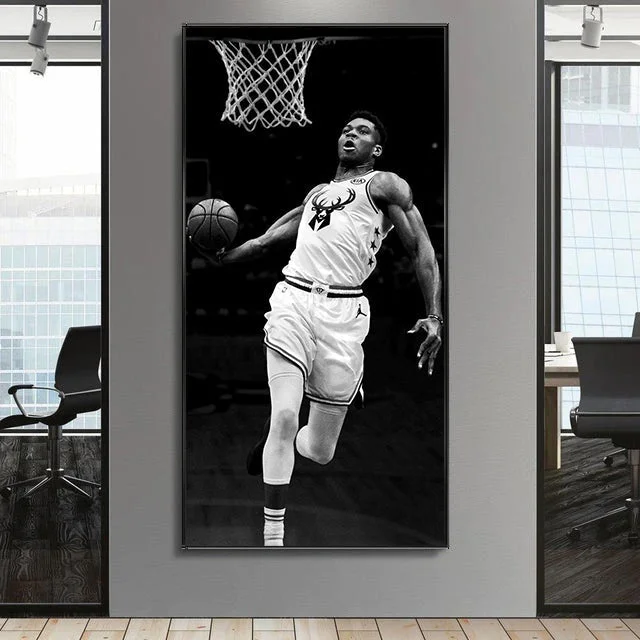 Giannis Antetokounmpo Wall Art