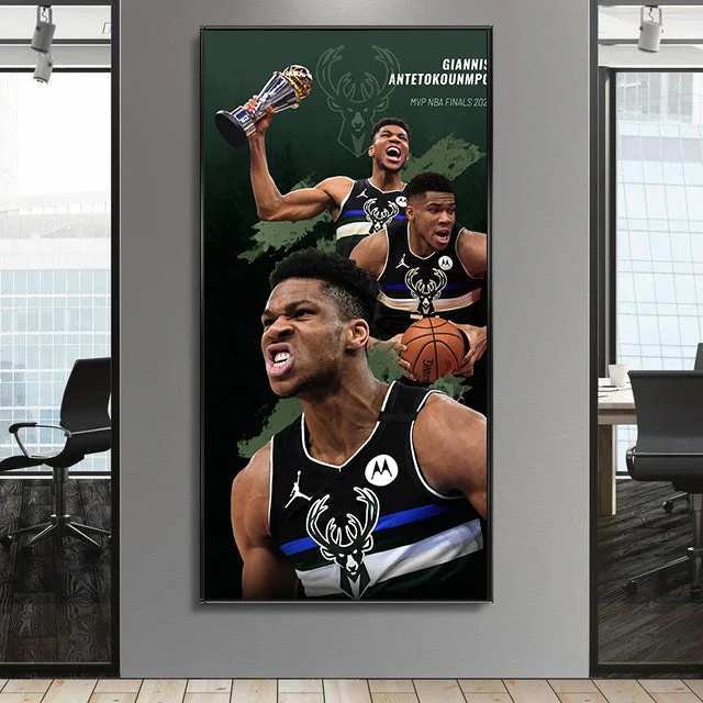 Giannis Antetokounmpo Wall Art