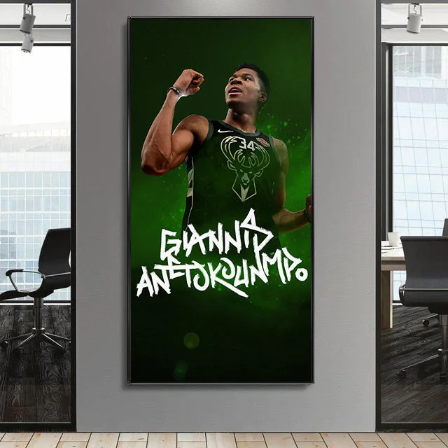 Giannis Antetokounmpo Wall Art