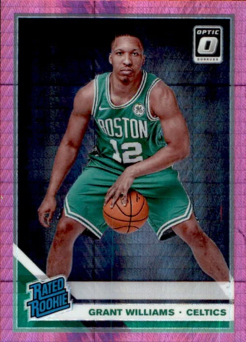 Grant Williams, RC, Pink Hyper Prizm, 2019-20 Panini Donruss Optic Basketball NBA