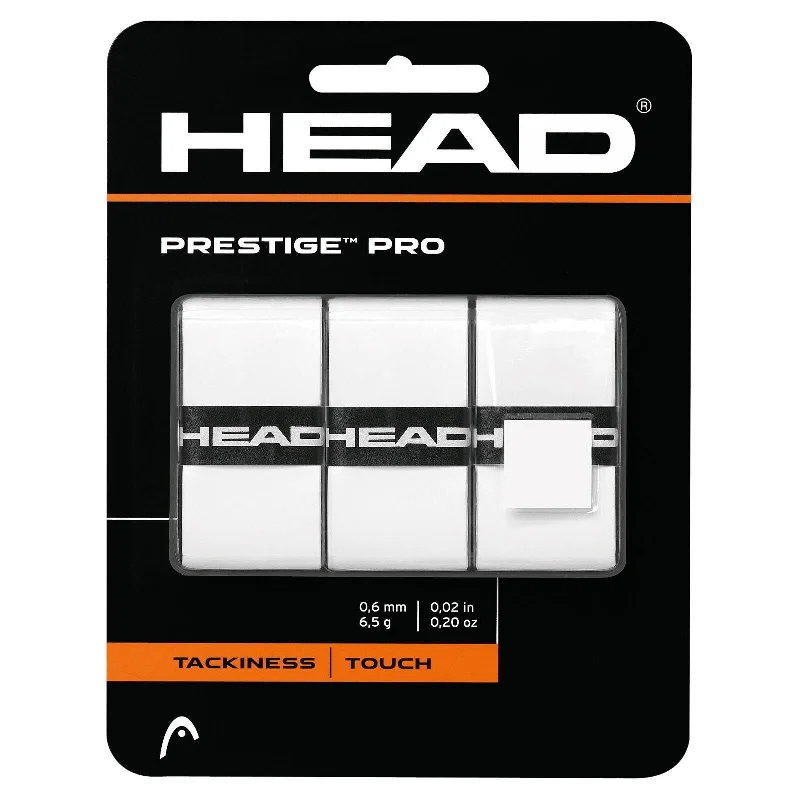 Head Prestige Pro Overgrip 3 Pack - White