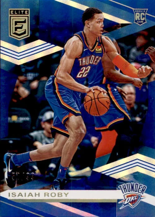 Isaiah Roby, RC, Blue Parallel, 2019-20 Panini Elite Basketball NBA