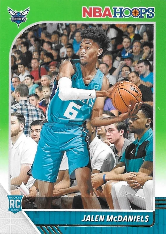 Jalen McDaniels, RC, Green Parallel, 2019-20 Panini Hoops Basketball NBA