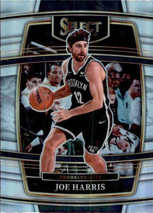 Joe Harris, Concourse Silver Prizm, 2021-22 Panini Select Basketball NBA