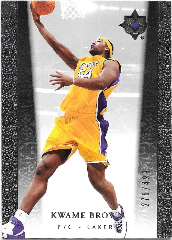 Kwame Brown, 2006-07 UD Ultimate Collection Basketball NBA