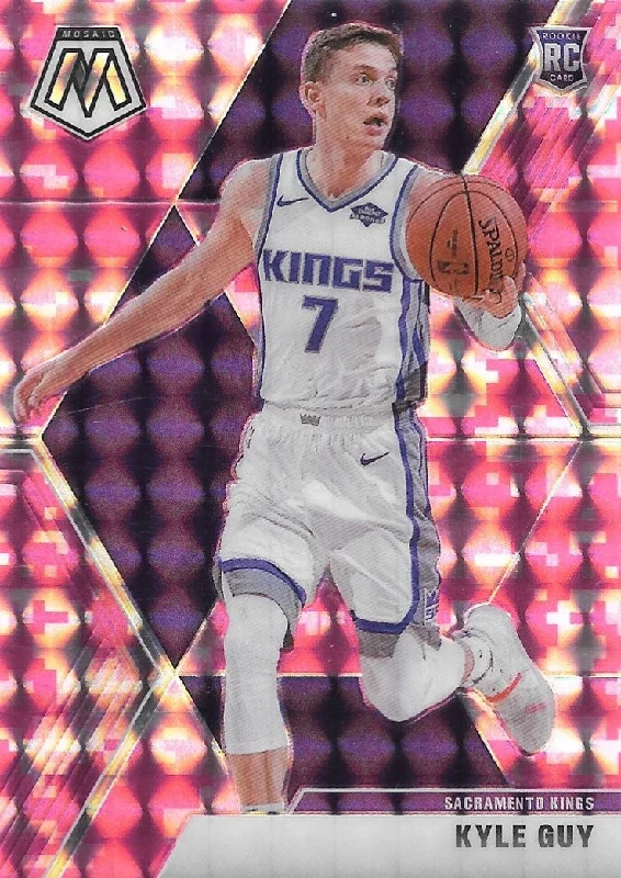 Kyle Guy, RC, Pink Prizm, 2019-20 Panini Mosaic Basketball NBA