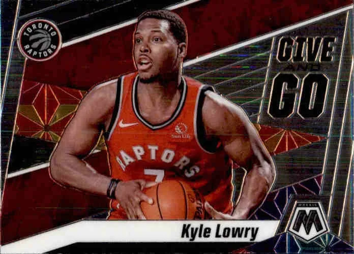 Kyle Lowry, Give and Go, 2019-20 Panini Mosaic Basketball NBA