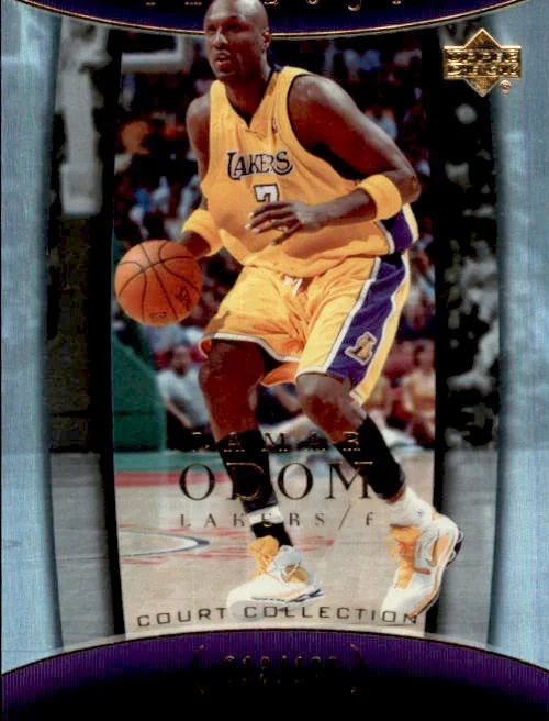 Lamar Odom, #013/100, 2004-05 Upper Deck Trilogy Basketball NBA