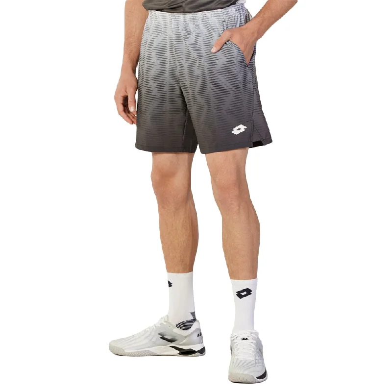 Lotto Top IV Shorts 7'' (Men's) - All Black/Bright White