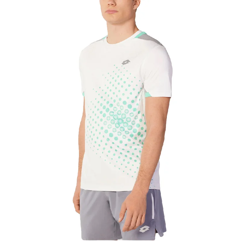 Lotto Top Ten Tee (Men's) - Bright White/Green