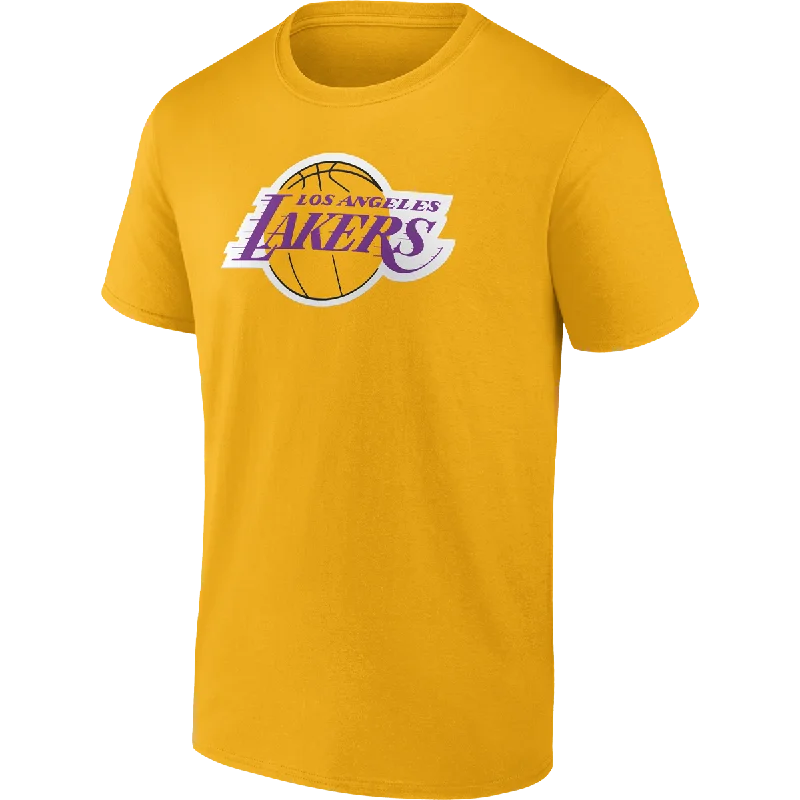 Men's Lakers Cotton Primary Logo Short Sleeve