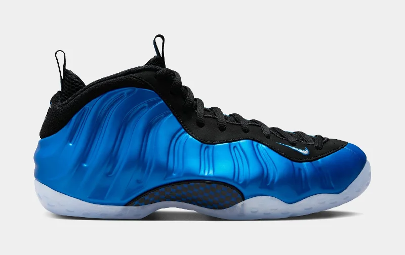 Air Foamposite One International Blue Mens Lifestyle Shoes (Neon Royal/White/Black/Clear) Free Shipping