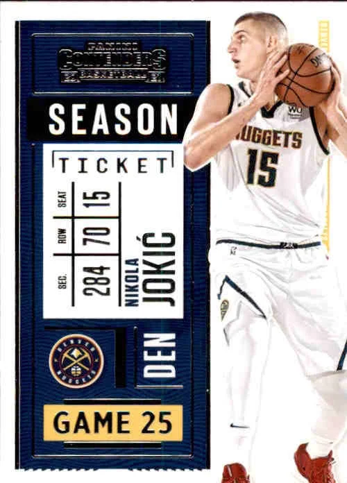 Nikola Jokic, 2020-21 Panini Contenders Basketball NBA