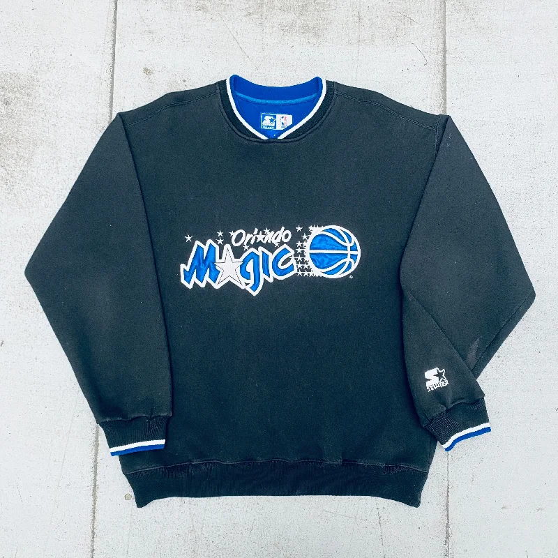 Orlando Magic: 1990's Embroidered Spellout Starter Sweat (L/XL)