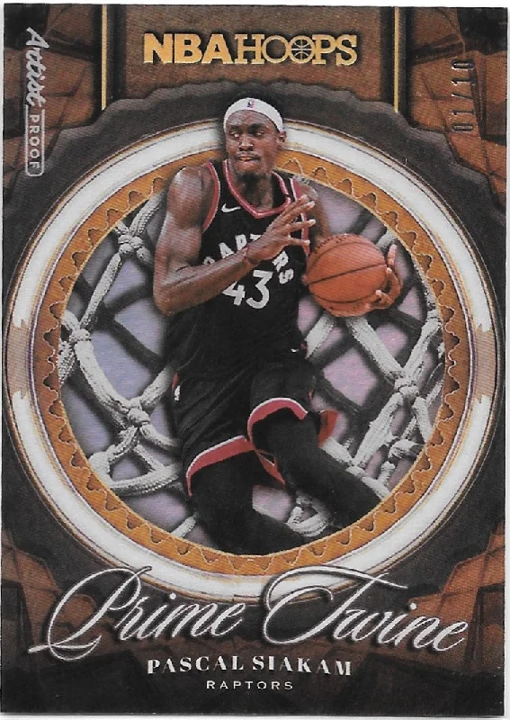 Pascal Siakam, Prime Twine Artist Proof, 2020-21 Panini Hoops Basketball NBA