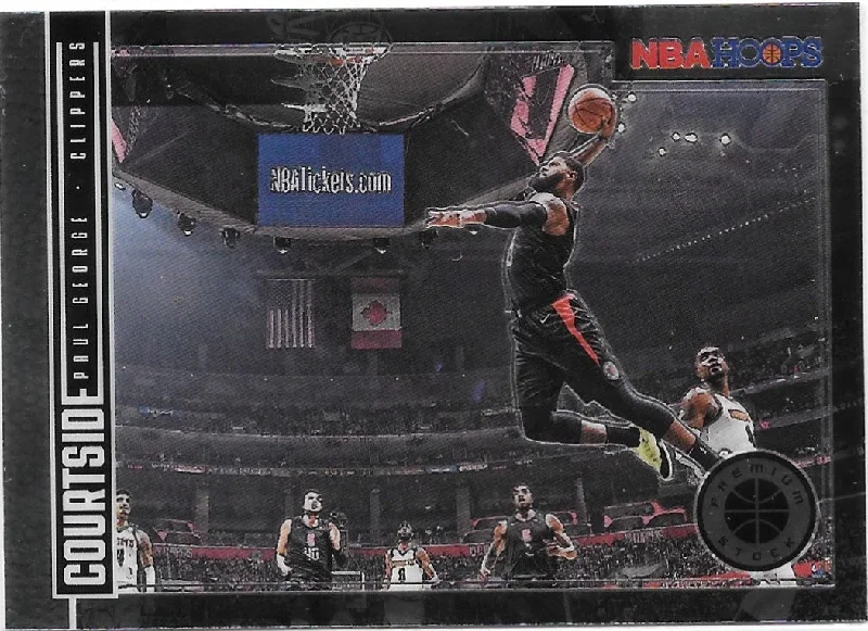 Paul George, Court Side, 2019-20 Panini Hoops Premium Stock Basketball NBA