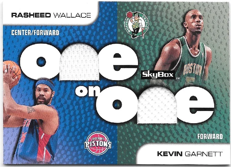 Rasheed Wallace, Kevin Garnett, One on One, 2008-09 Skybox Basketball NBA