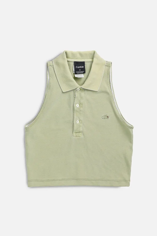 Rework Lacoste Collared Tank - L