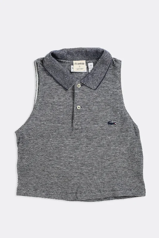 Rework Lacoste Collared Tank - XL