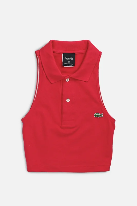 Rework Lacoste Collared Tank - XS