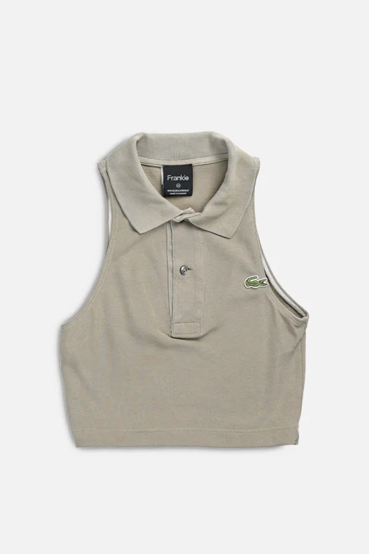 Rework Lacoste Collared Tank - XS