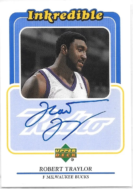 Robert Traylor. Inkredible Signature, 1999-2000 UD Retro Basketball NBA