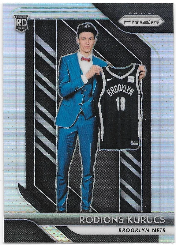 Rodions Kurucs, RC, Silver Prizm, 2018-19 Panini Prizm Basketball NBA