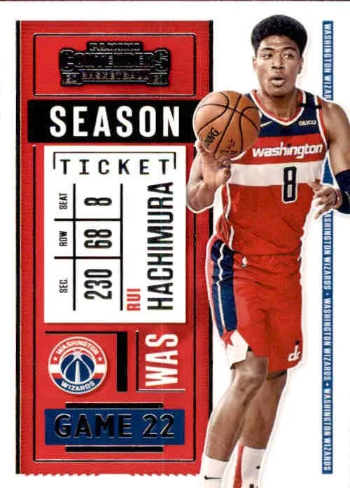 Rui Hachimura, 2020-21 Panini Contenders Basketball NBA