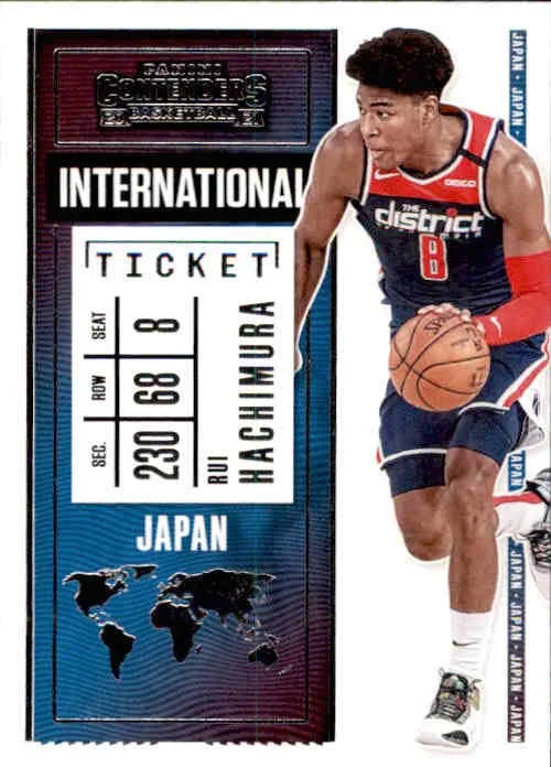 Rui Hachimura, International, 2020-21 Panini Contenders Basketball NBA