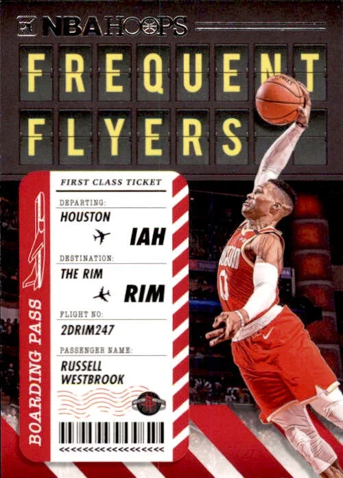 Russell Westbrook, Frequent Flyers, 2020-21 Panini Hoops Basketball NBA