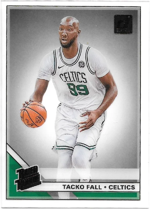 Tacko Fall, Gold Rated Rookie, 2019-20 Panini Clearly Donruss Basketball NBA