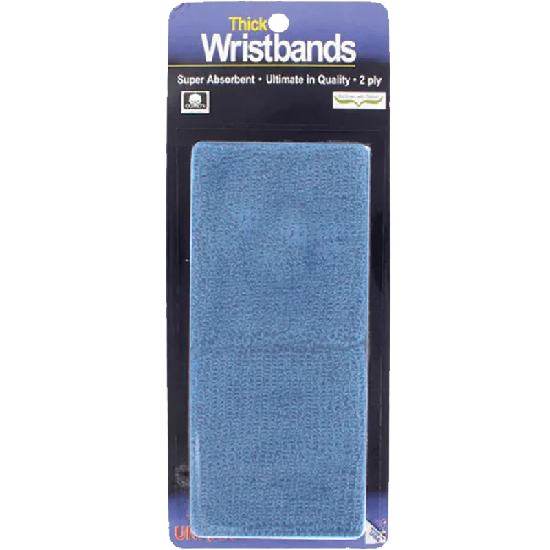 Thick 2-Ply Wristband - Light Blue