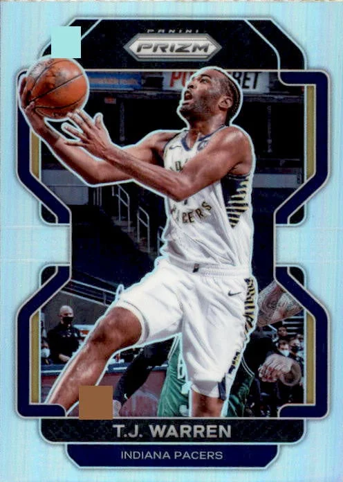 TJ Warren, Silver Prizm, 2021-22 Panini Prizm Basketball NBA