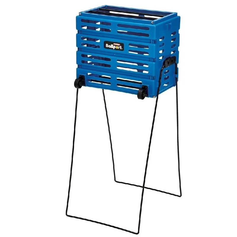 Tourna Deluxe Ball Basket Blue